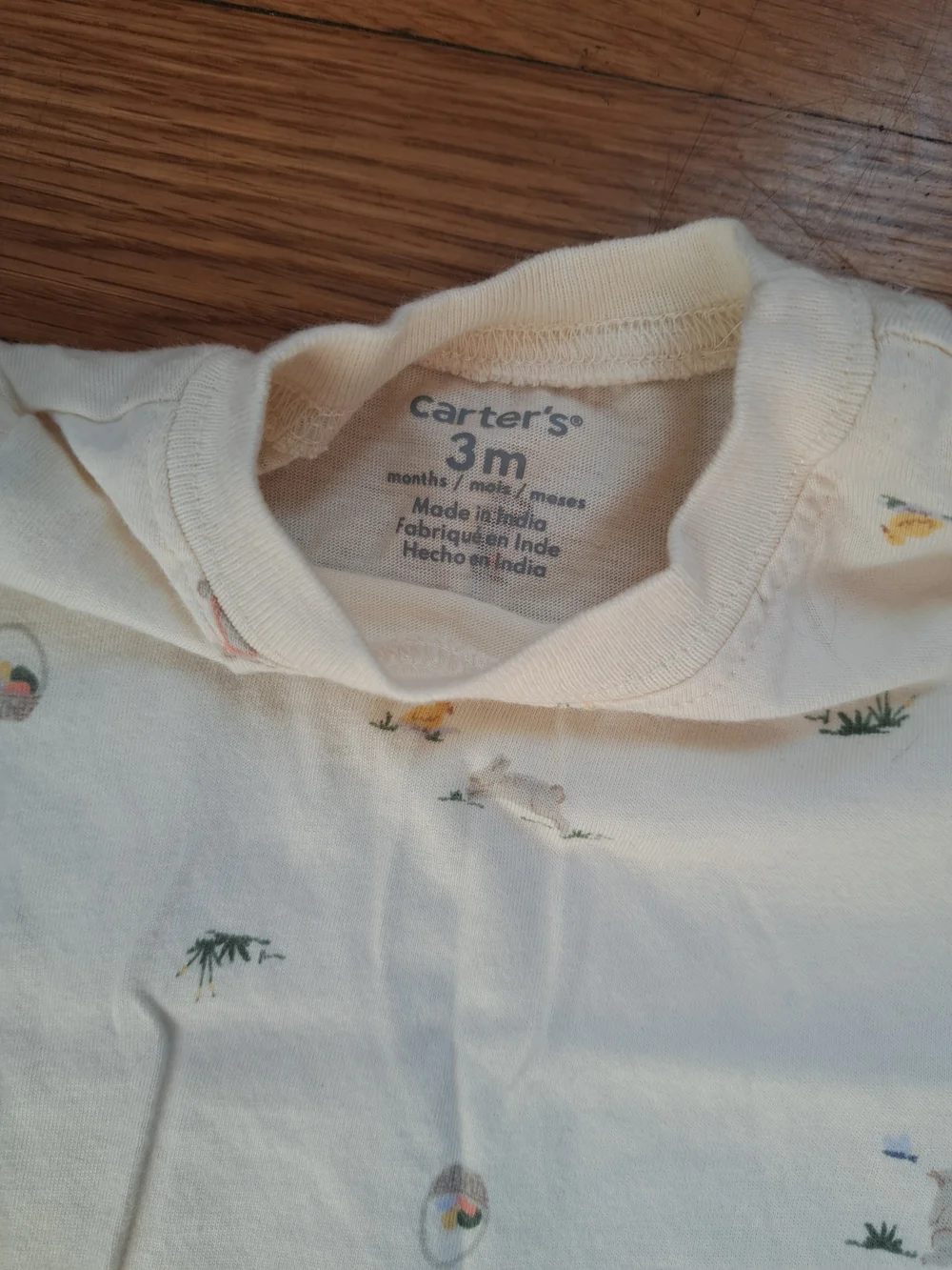 Carter's Light Blue Baby Overalls with Cat Pocket Faces